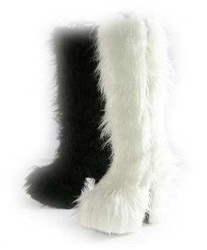 5" Chunky Heel Platform Boot with faux
