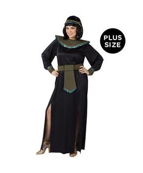 Black/Gold Cleopatra Adult Plus Costume