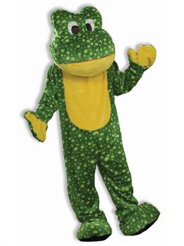 Deluxe Plush Frog Mascot Adult Costume