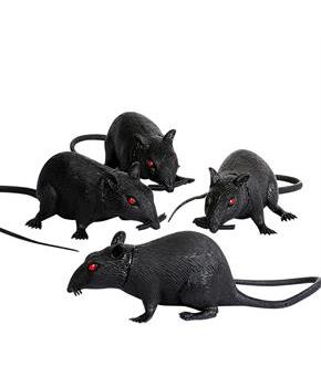 6" Plastic Rat (1 count)