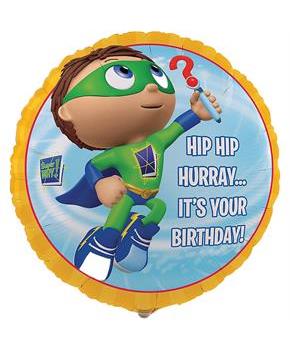 Super Why! Foil Balloon