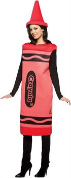 Crayola Red Crayon Adult Costume