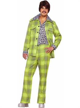 70s Plaid Leisure Suit Adult Costume