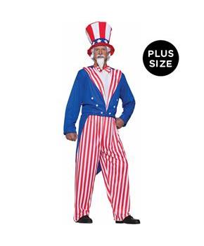 Uncle Sam Adult Plus Costume