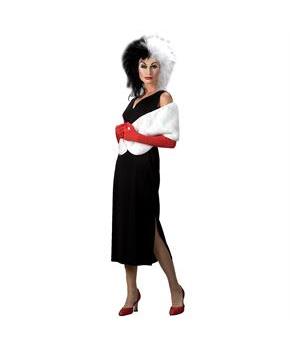 101 Dalmatians Disney Cruella De Vil Adult Costume