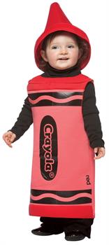 Red Crayola Crayon Toddler Costume