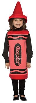 Red Crayola Crayon Child Costume