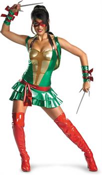 TMNT - Sexy Raphael (Red) Deluxe Adult Costume