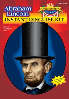 Heroes in History Abraham Lincoln Beard and Hat Child