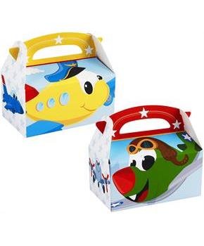 Airplane Adventure Empty Favor Boxes 