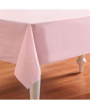 Classic Pink (Light Pink) Plastic Tablecover
