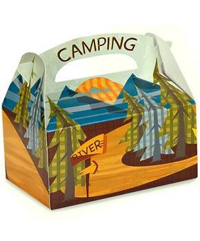 Let's Go Camping - Empty Favor Boxes 