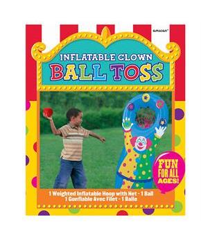 Inflatable Clown Ball Toss Game