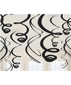 Plastic Swirl Decorations