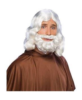 Short White Beard And Moustache Adult