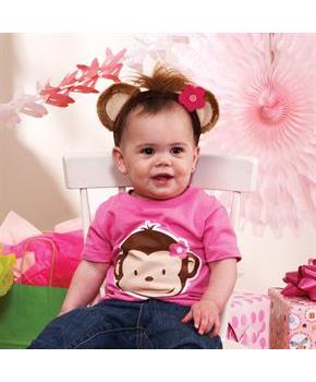 Girl Monkey Ears Headband (1)