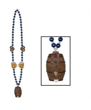 Oktoberfest - Beads with Keg Medallion