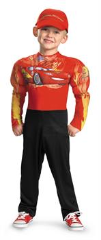 Cars 2 - Lightning McQueen Muscle Toddler / Child Costume