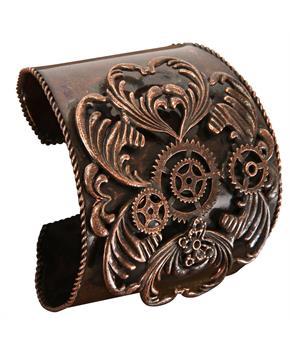 Steampunk Antique Copper Bracelet Adult