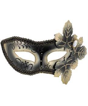 Venetian Mask with Leaves