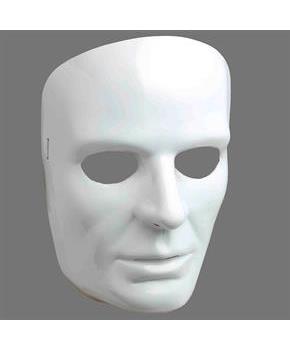 White Face Adult Mask
