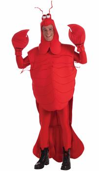 Mardi Gras Crawfish Adult Costume - Color RED