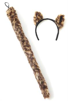 Cougar Ears and Tail Accessory Kit (Adult)