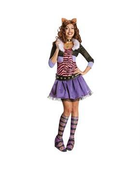 Monster High Deluxe Clawdeen Wolf Adult Costume - PartyBell.com