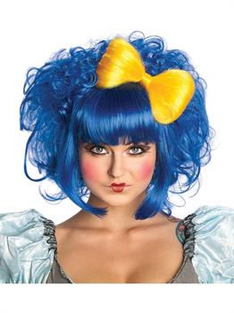 Cutie Doll Blue Adult Wig