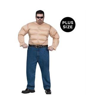Muscle Chest Shirt Adult Plus Costume