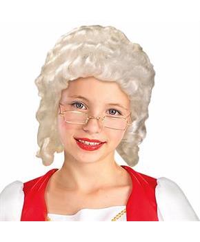 Colonial Girl Child Wig