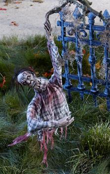 Hanging Ghoul Torso Animated Prop