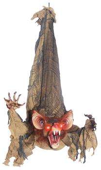 Hanging Slashing Bat Animated Prop
