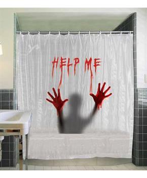 Help Me Shower Curtain
