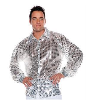 Silver Sequin Shirt Adult
