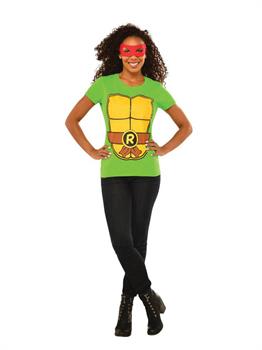 Adult Teenage Mutant Ninja Turtles T Shirt Costume Kit