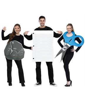 "Rock, Paper, Scissor Adult Costume "