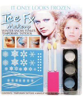 Frozen Snowflakes Tattoo Make up Kit