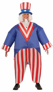 Uncle Sam Infatable Adult Costume
