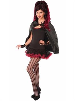 Black Cape For Fairy Tales or Superhero Fantasy Costume Accessory