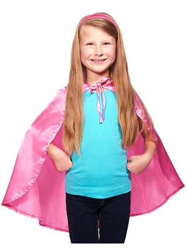 Pink Cape Fairy Tales or Superhero Fantasy One Size accessory