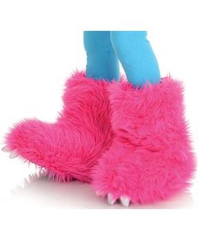 Hot Pink Child Monster Boots
