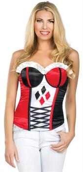 Womens Harley Quinn Corset