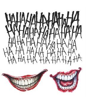 Suicide Squad Joker Tattoo Kit