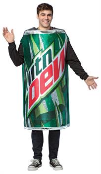 Mountain Dew Adult Can Tunic Costume