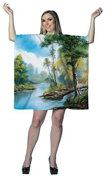 Bob Ross: Painting Tree Tunic Dress