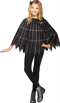 Spiderweb Child Poncho Costume