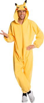 Pokemon: Pikachu Jumpsuit Adult Costume