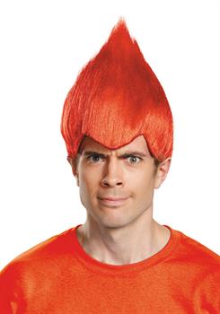 Red Troll Adult Wig