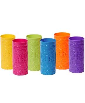 Plastic Tiki Cup Assortment (12)